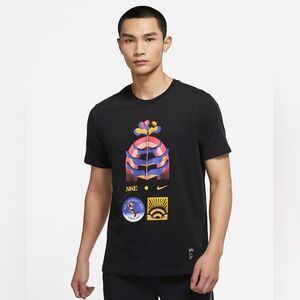 Nike Dri-FIT Tee A.I.R by Artist in Residence Jordan Moss Men’s M Black Tee